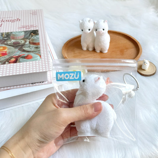 Flocked Llama Squishy Toy