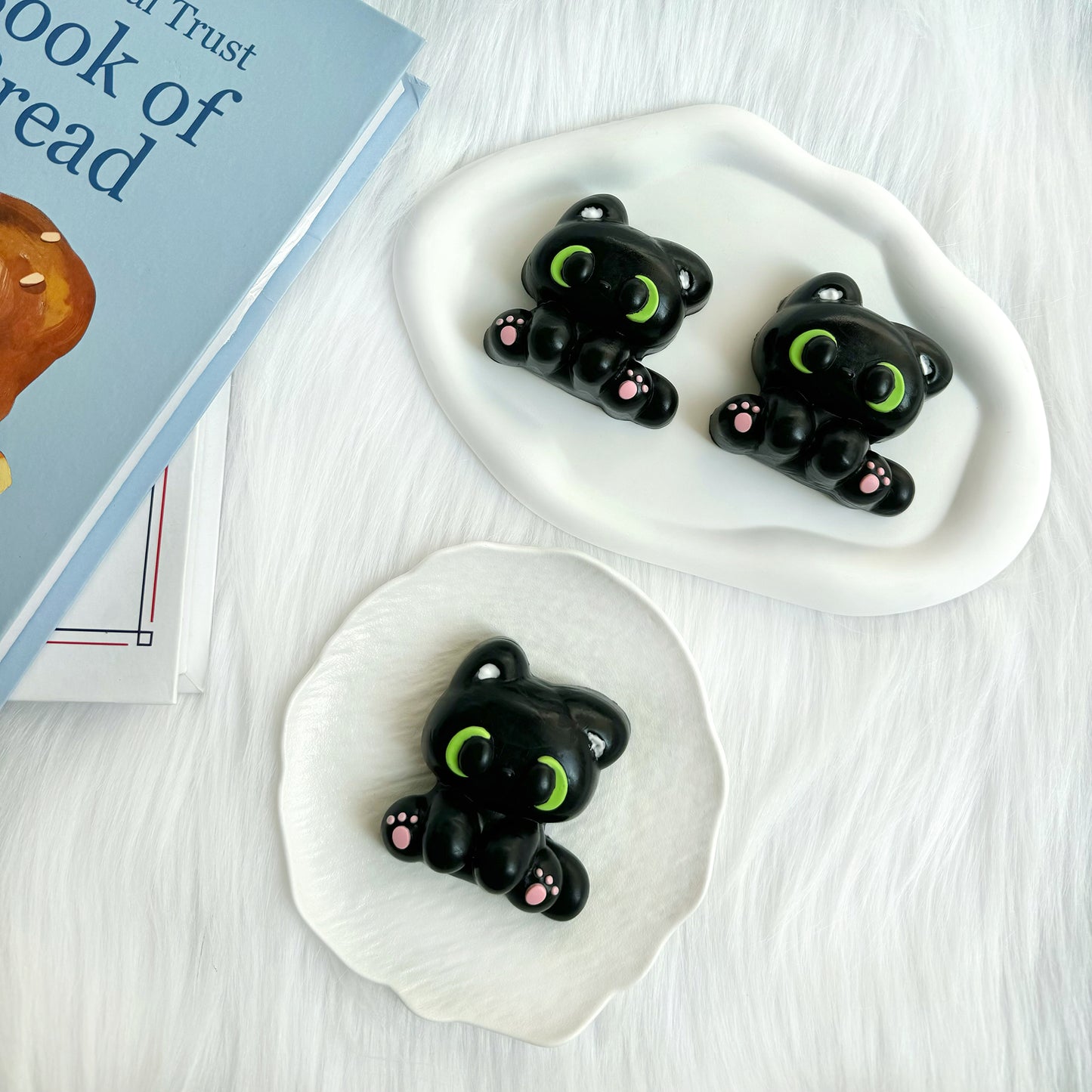 Black Elf Kitty Squishy Toy