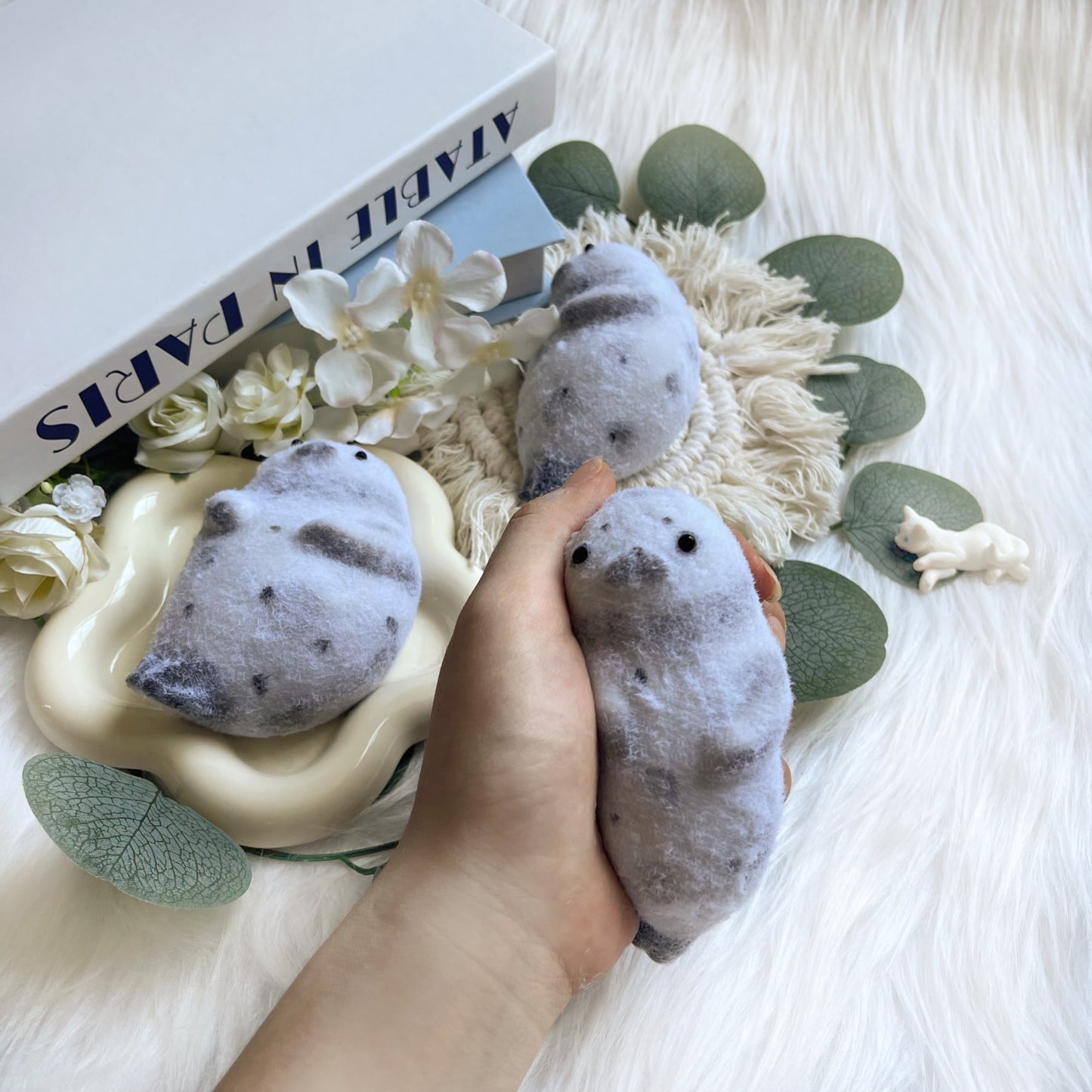 Pebble Seal Squishy Toy