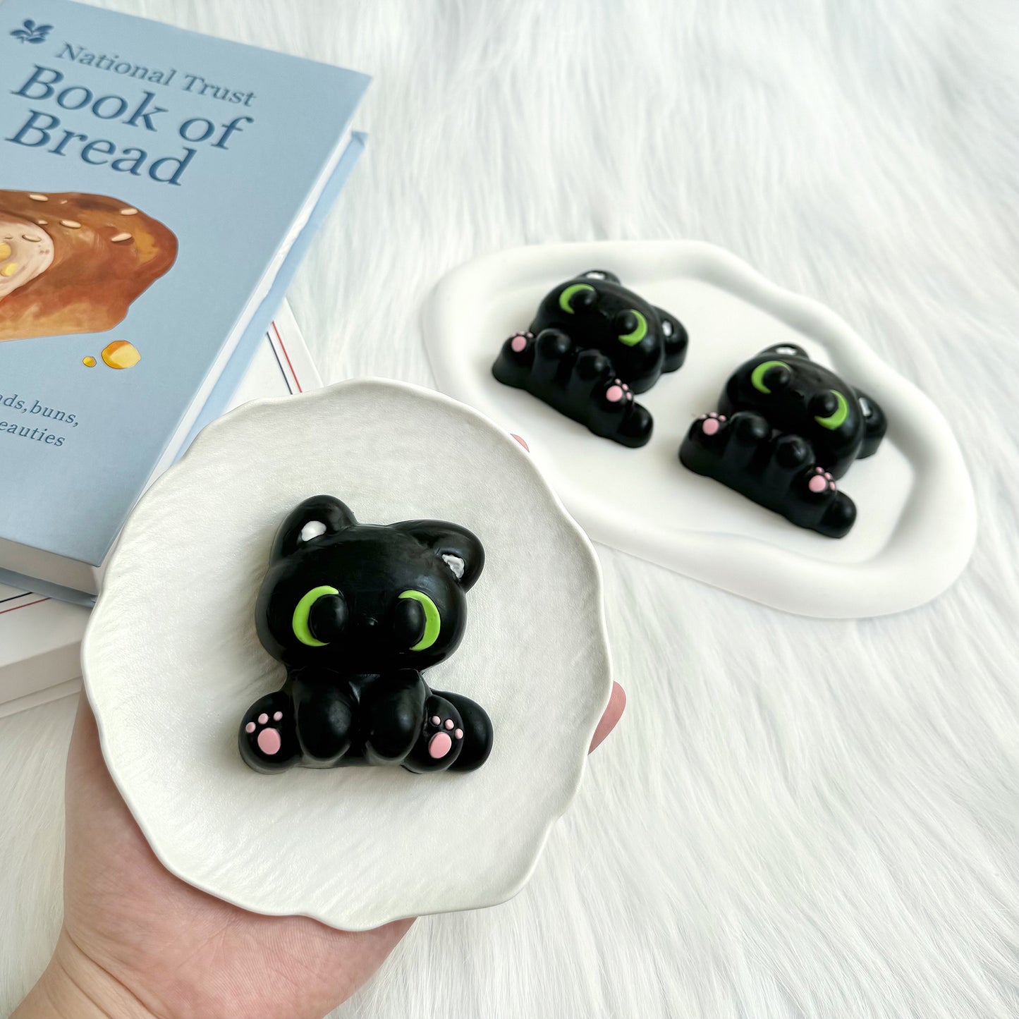 Black Elf Kitty Squishy Toy