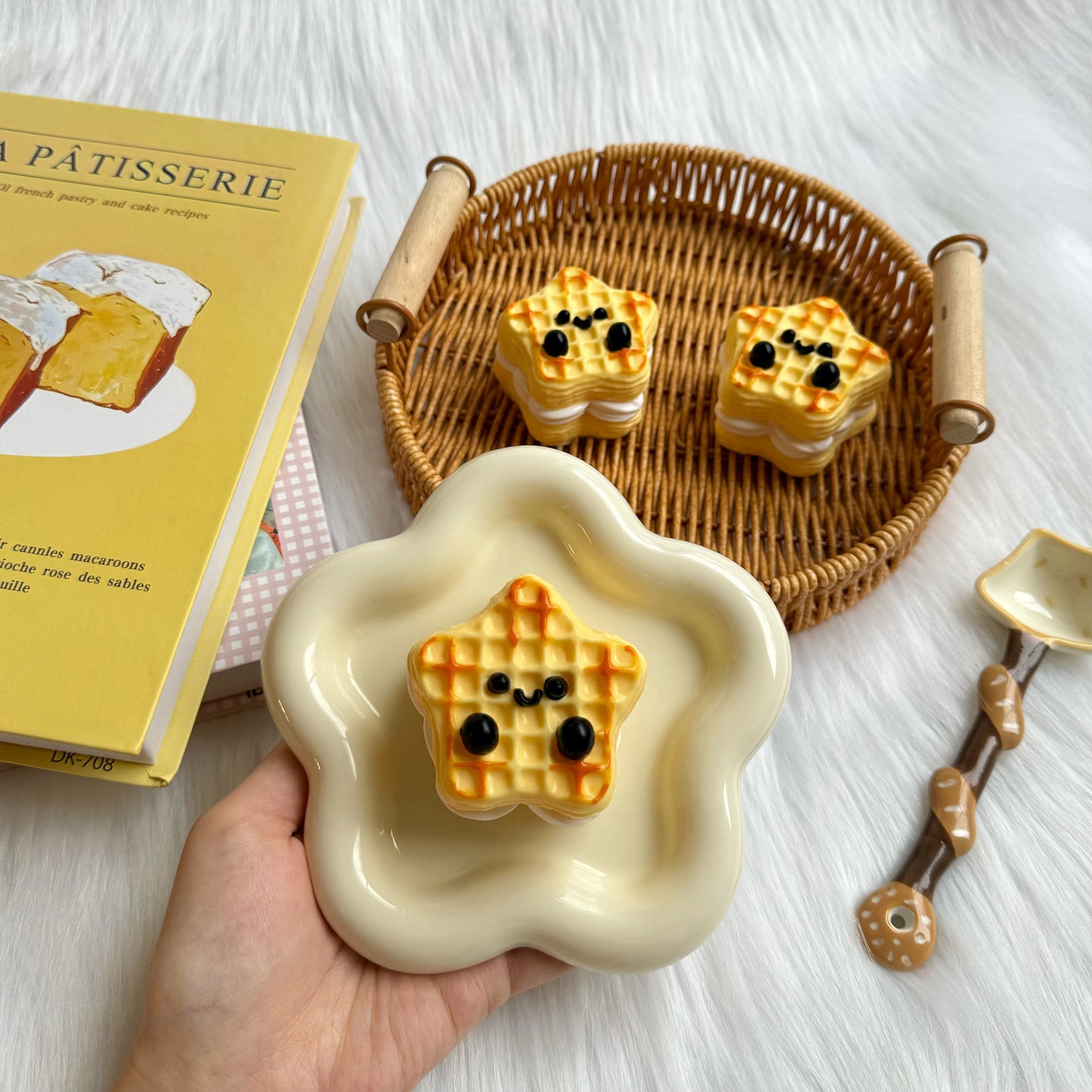 Star Waffle Squishy Toy