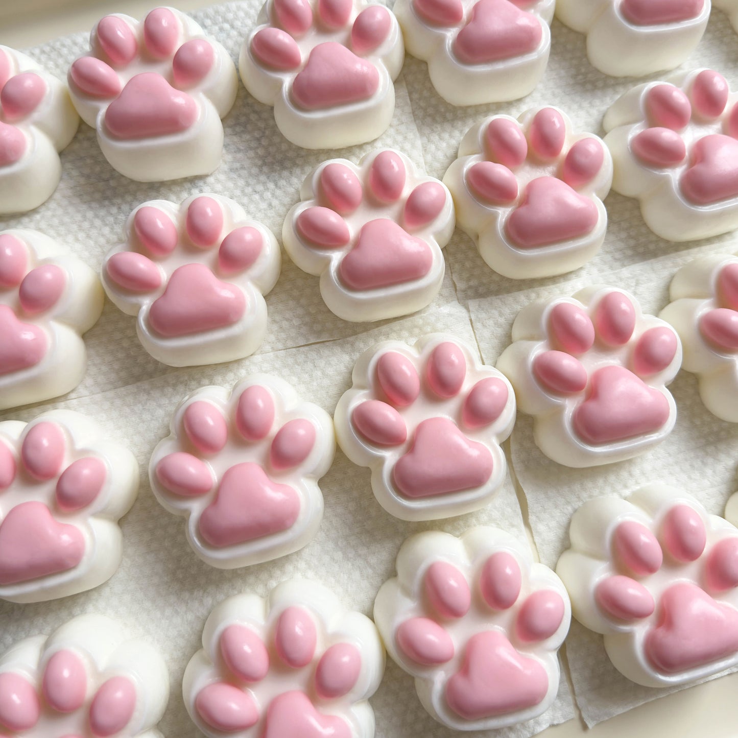 Pink Cat Paw Squishy Toy