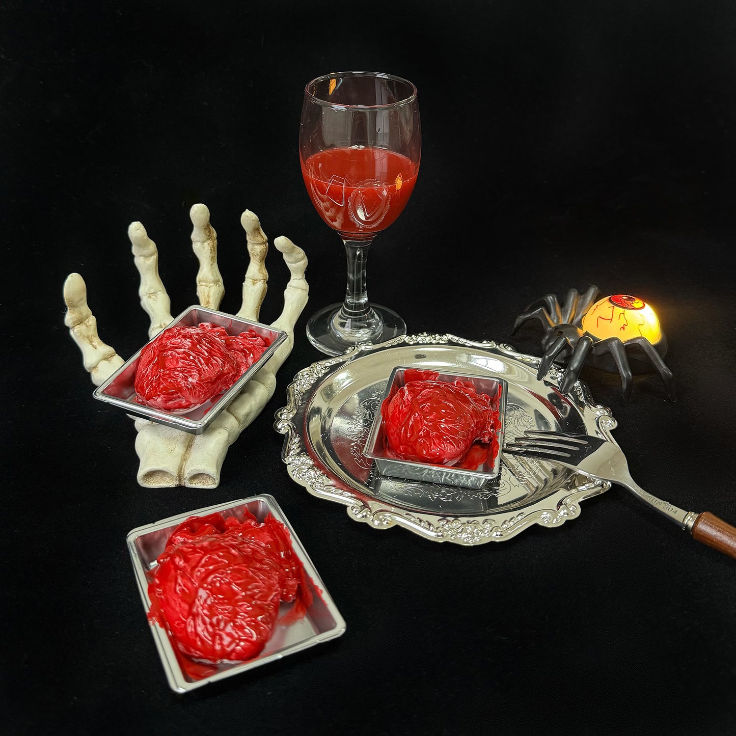 Halloween Bloody Heart Dessert Squishy Toy