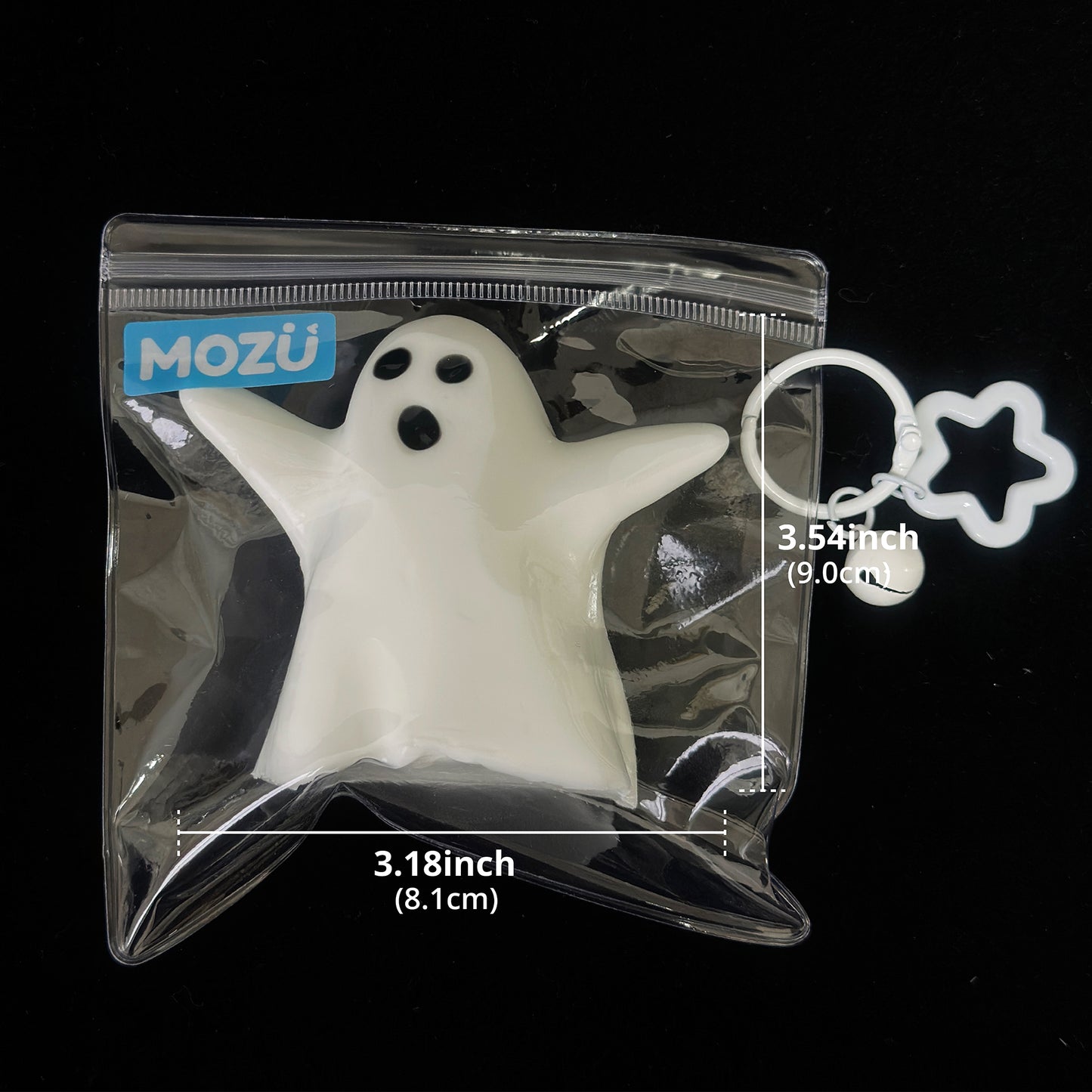 Halloween Glow-in-the-Dark Ghost Squishy