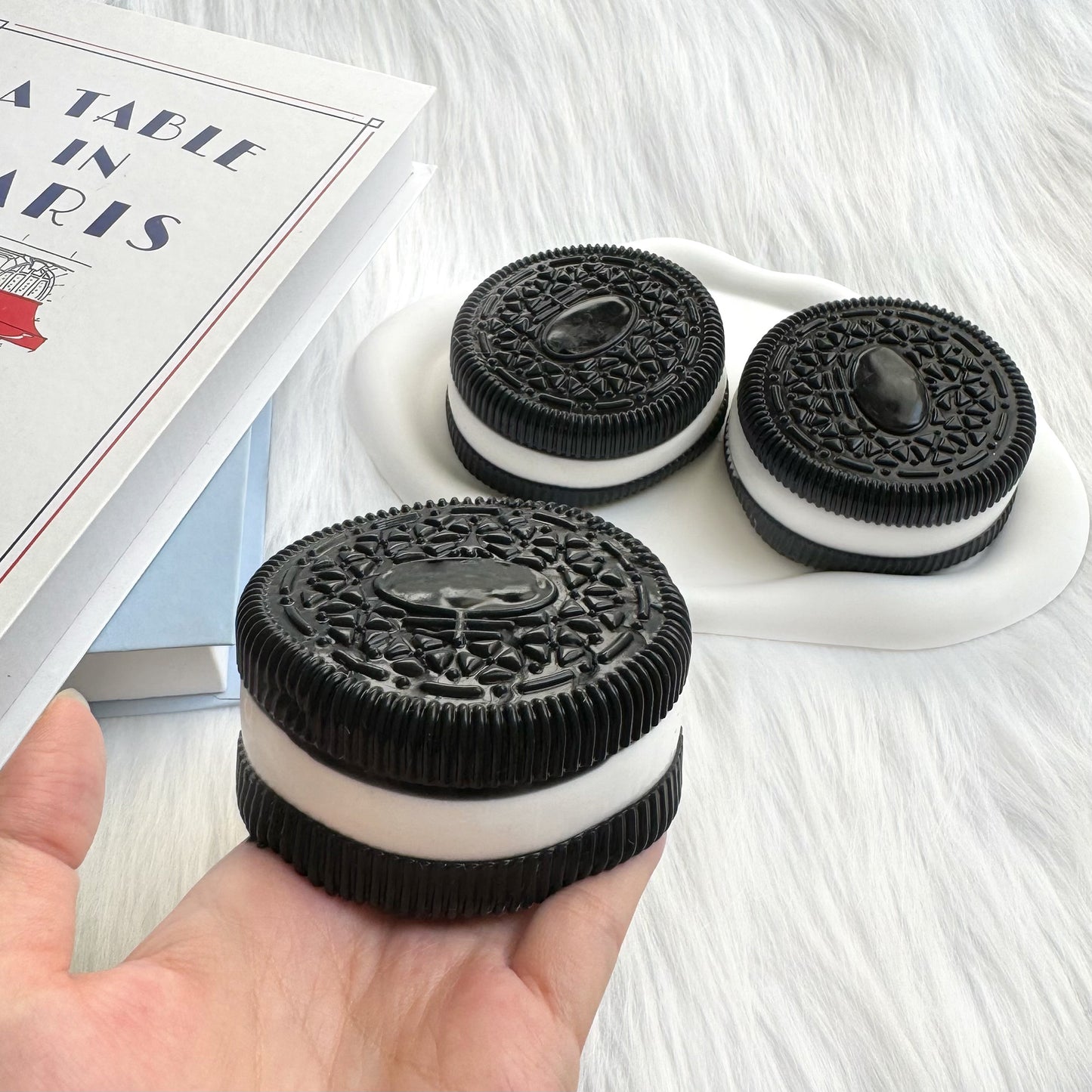 Black Chocolate Cookie Squeeze Toy