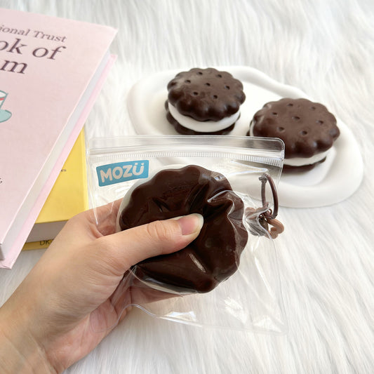 Chocolate Sandwich Cookie Squishy Toy