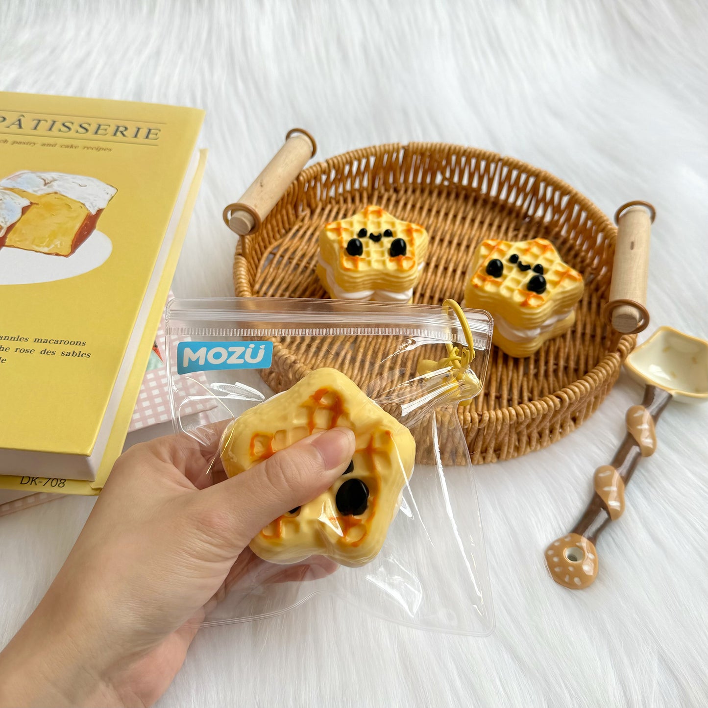 Star Waffle Squishy Toy
