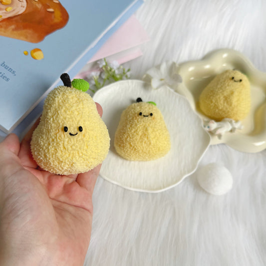 Spiky Pear Baby Squishy Toy
