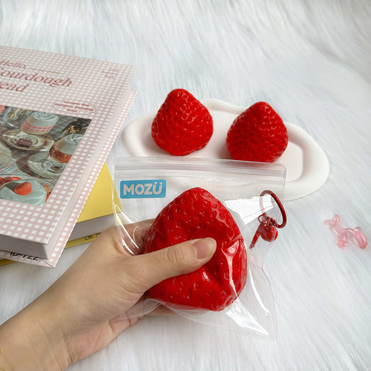 Squishy Strawberry Squeeze Toy