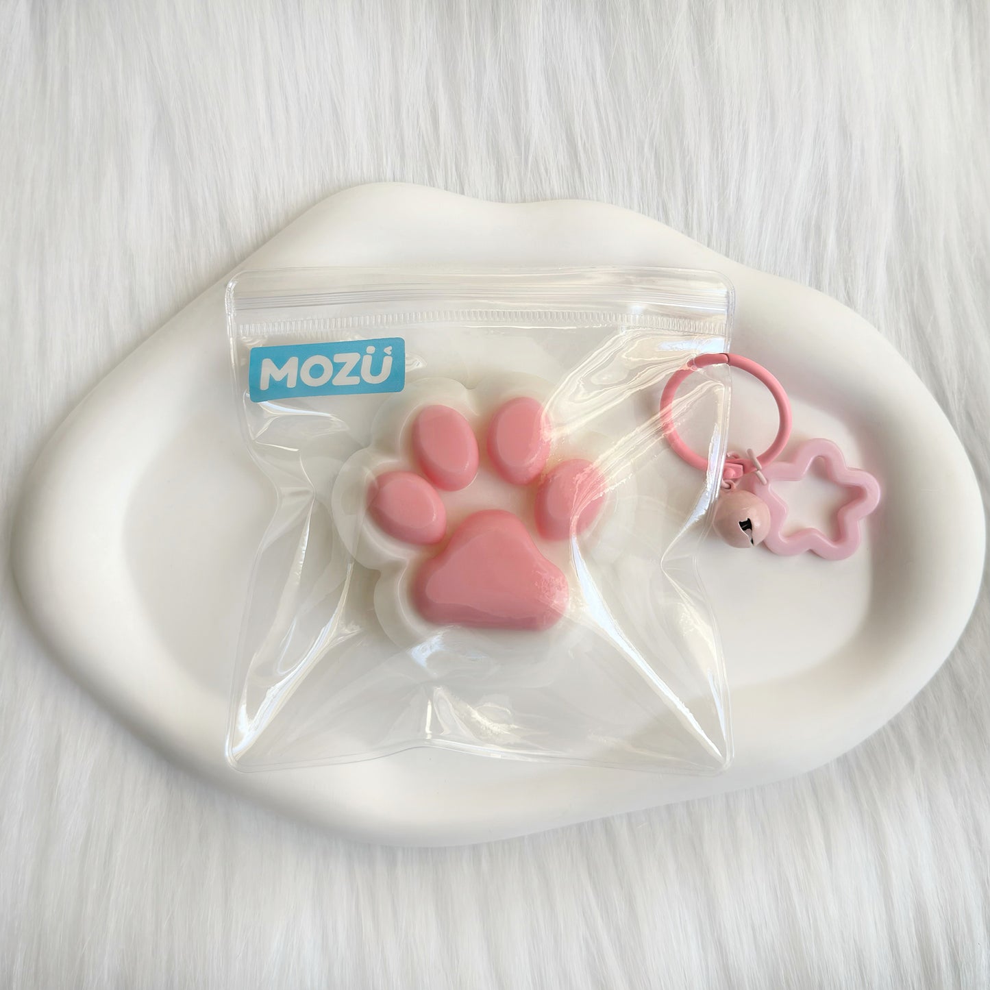 Pink Cat Paw Squishy Toy