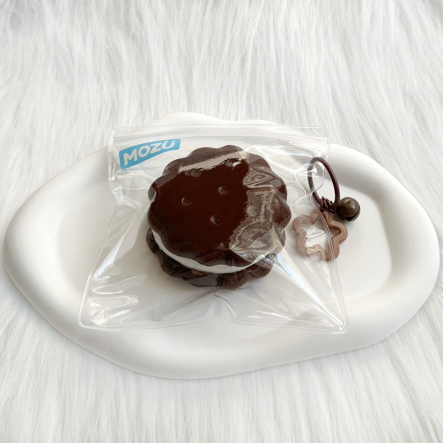 Chocolate Sandwich Cookie Squishy Toy
