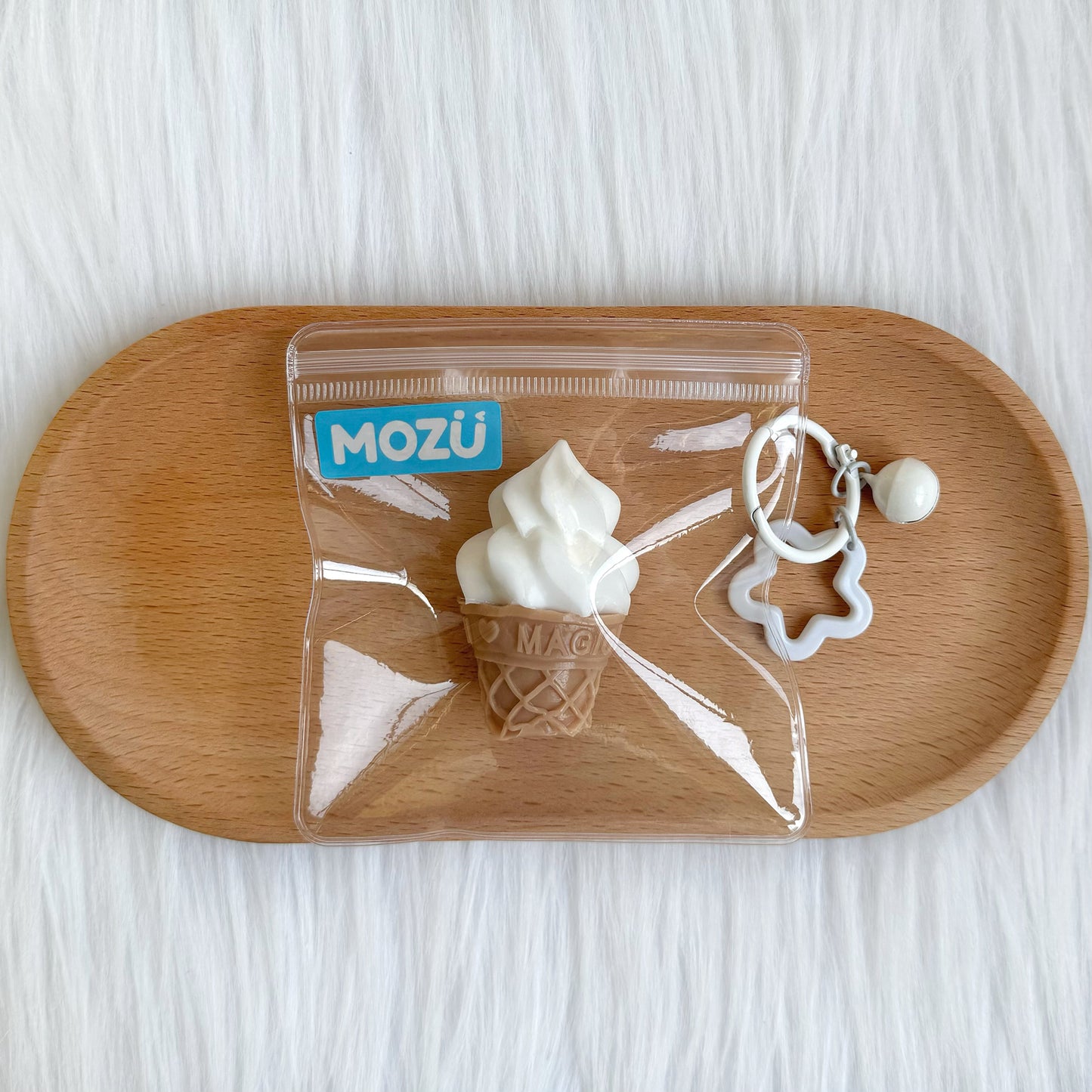 Ice Cream Keychain Squishy Toy