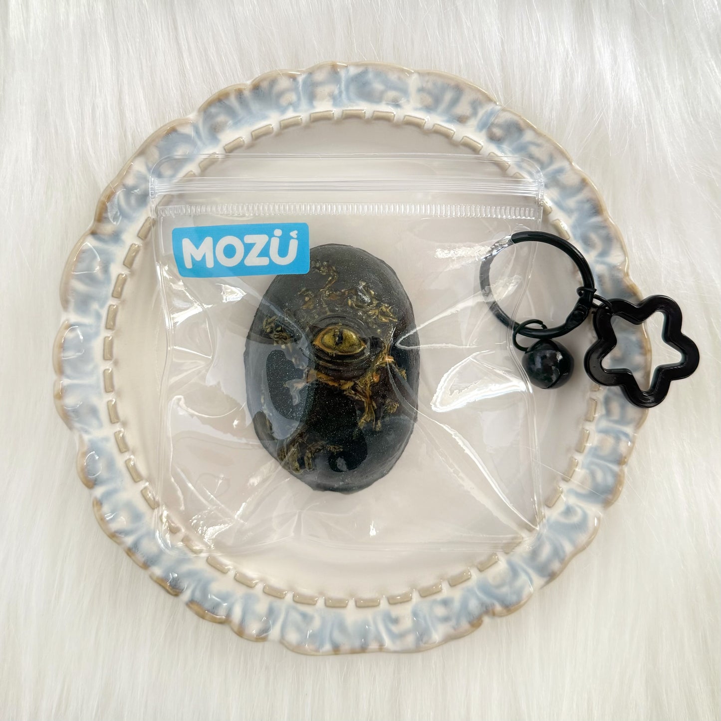 Black-Gold Dragon Egg Squishy Toy