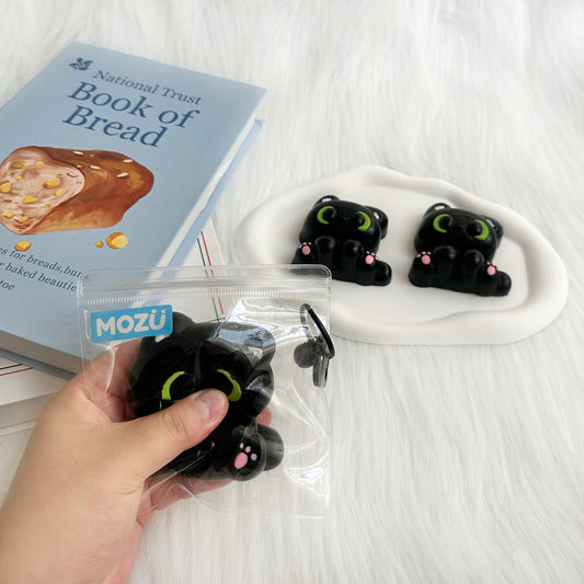 Black Elf Kitty Squishy Toy