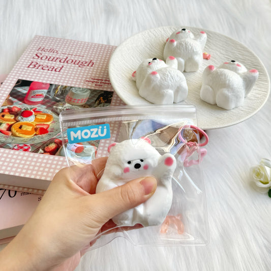 Cute Waving Bear Squishy Toy