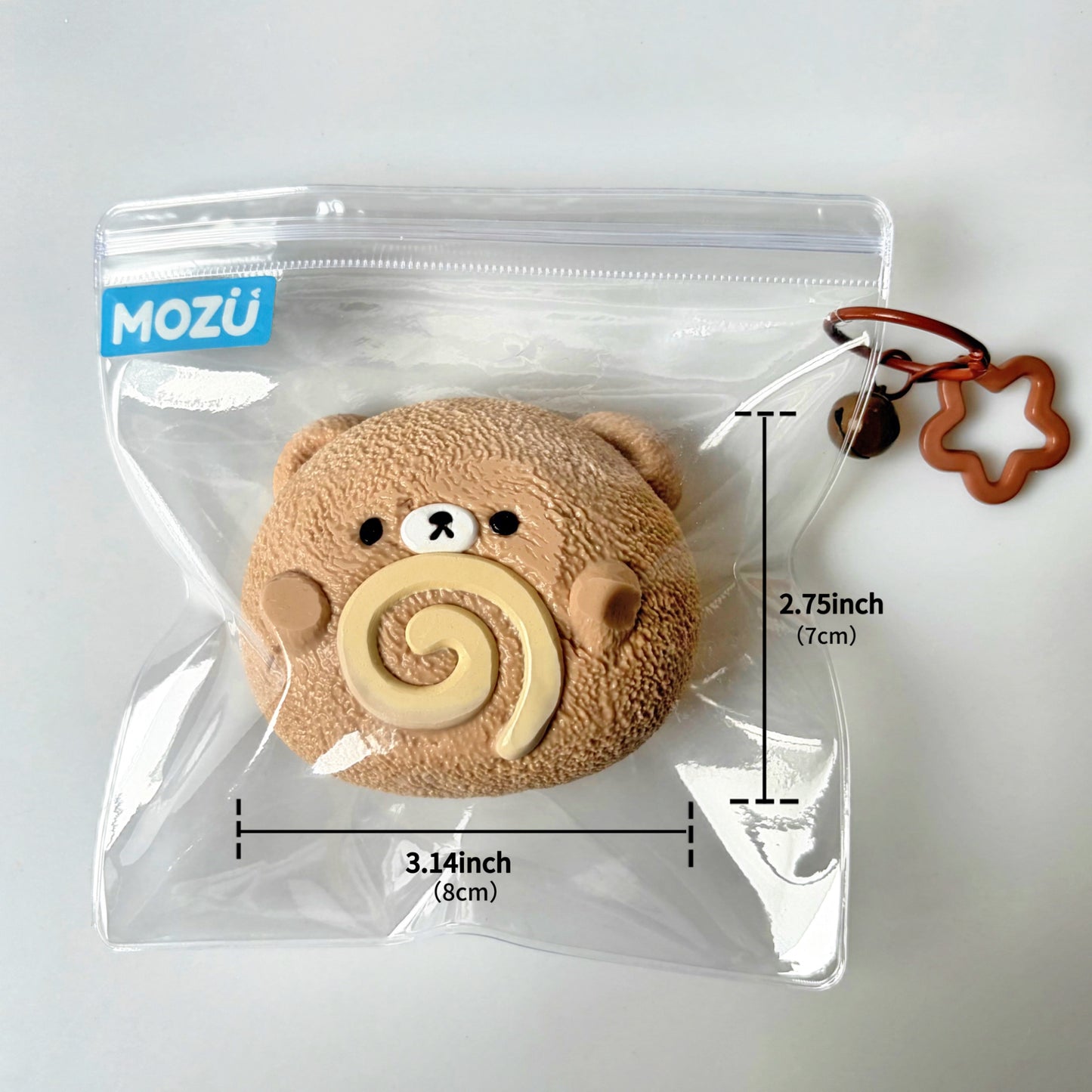 Bear Swirl Squishy Toy