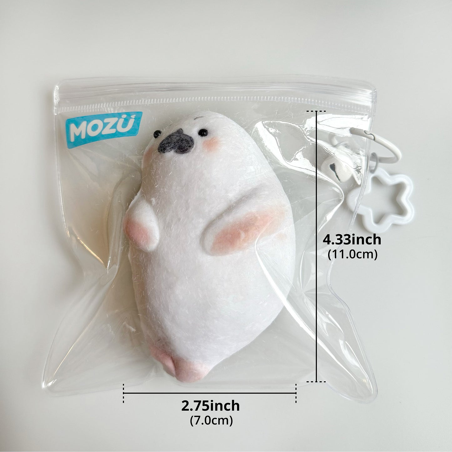 Snowy Seal Squeeze Toy