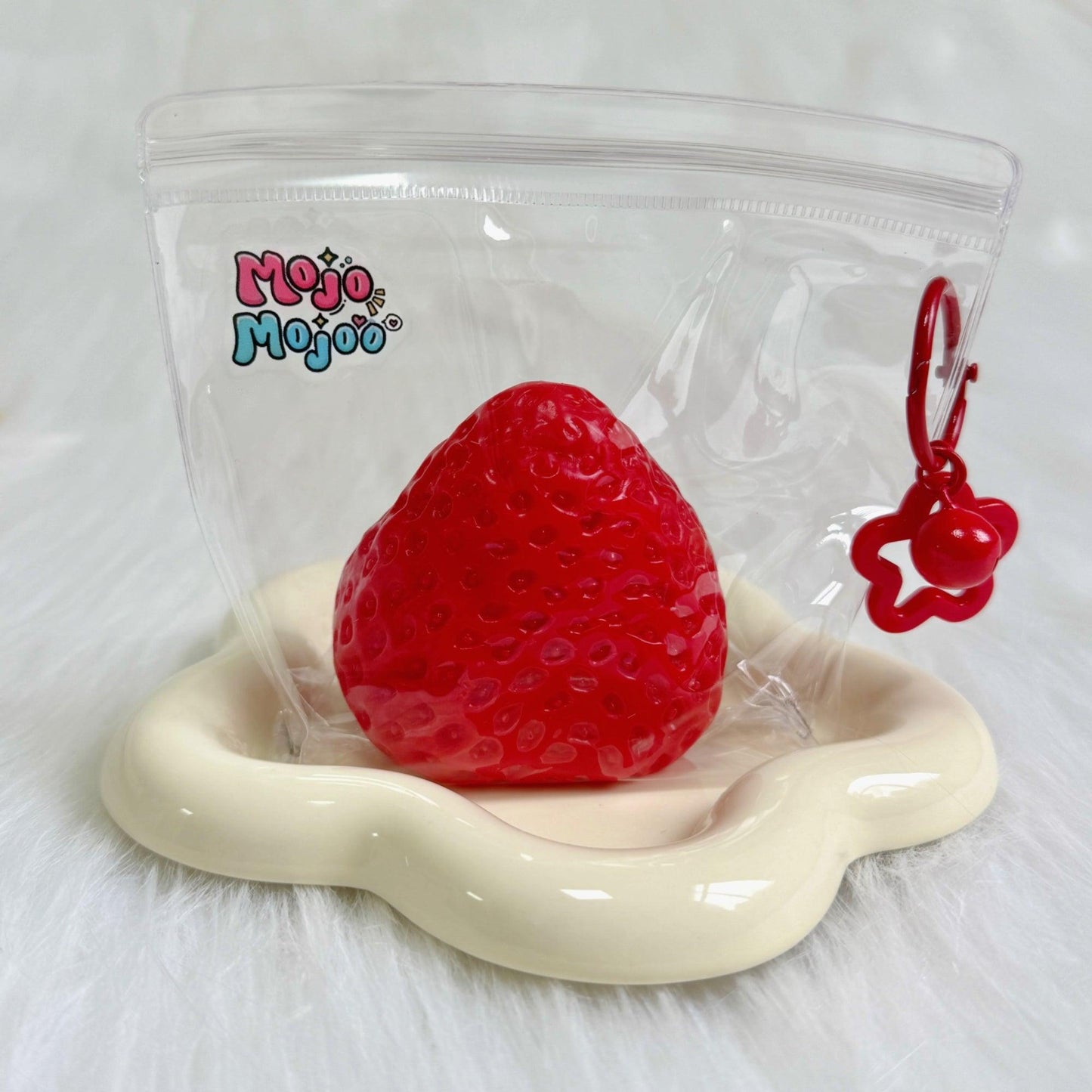Squishy Strawberry Squeeze Toy