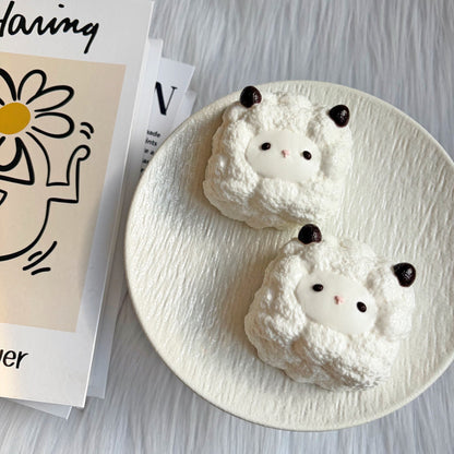 Puffy Blocky Lamb Squishy Toy