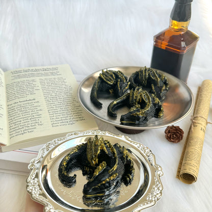 Black-Gold Dragon Squishy Toy