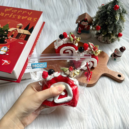 Berry Christmas Roll Squishy Toy