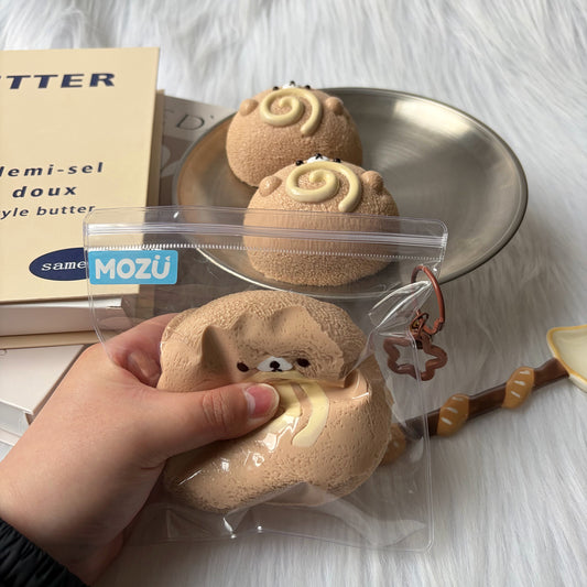 Bear Swirl Squishy Toy