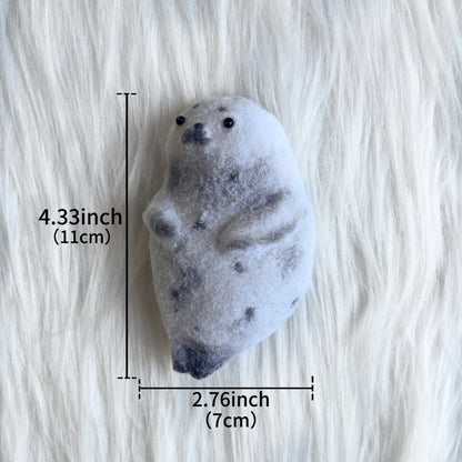Pebble Seal Squishy Toy