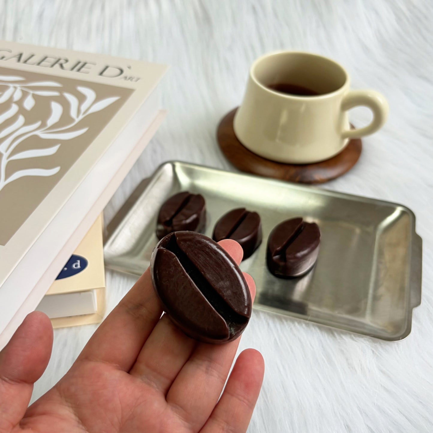 2 Coffee Bean Squishy Toys
