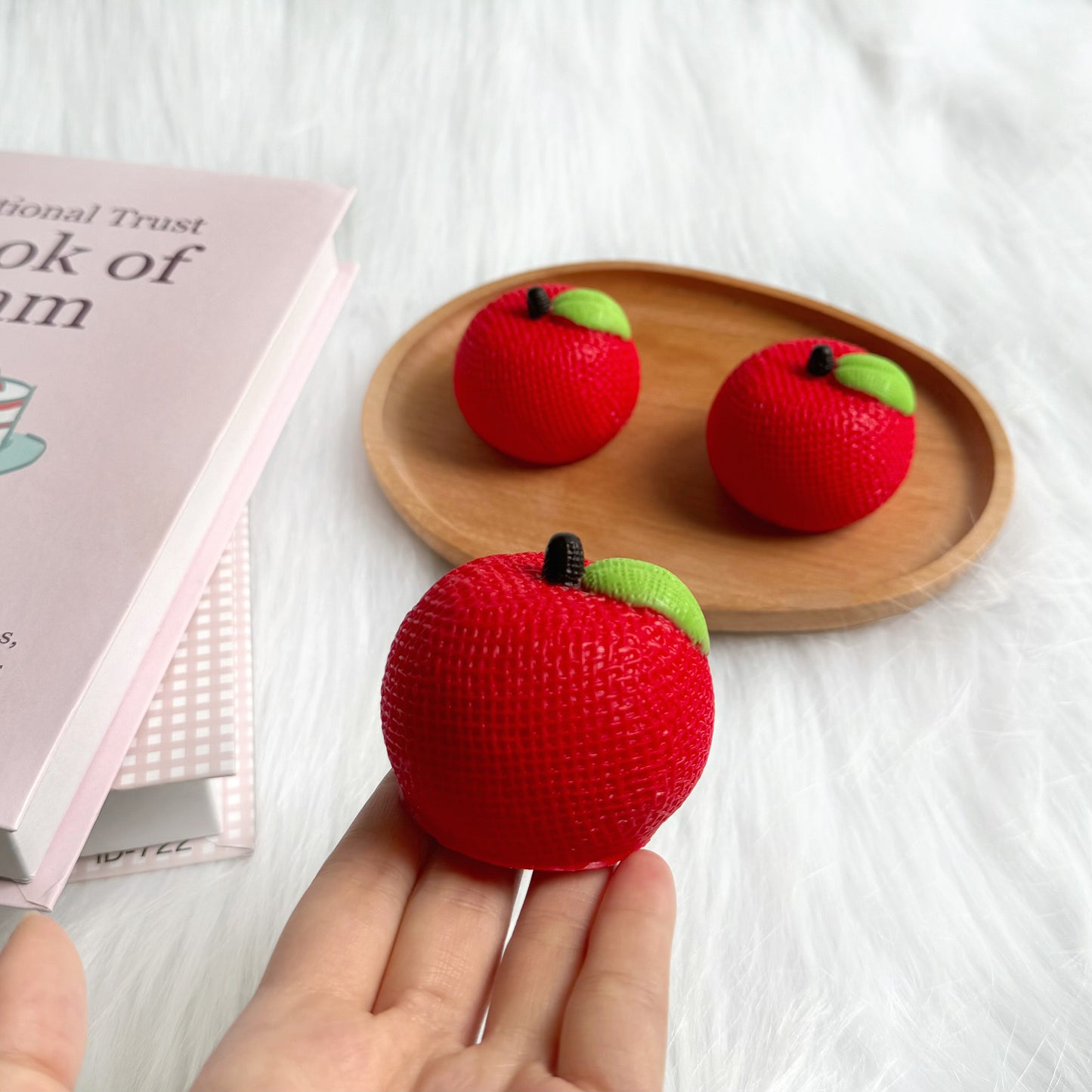 Knitted Apple Squishy Toy
