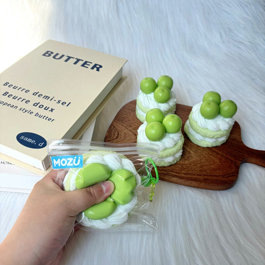 Green Grape Cake Squishy Toy