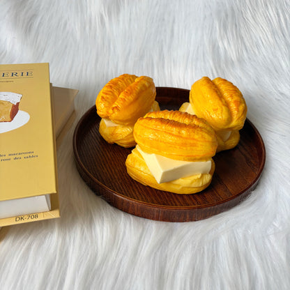 Cheese Baguette Squishy Toy