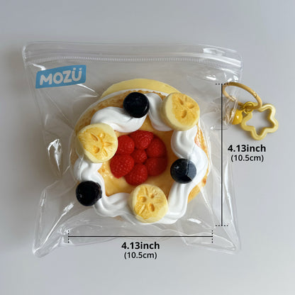 Berry Cream Bagel Squishy Toy