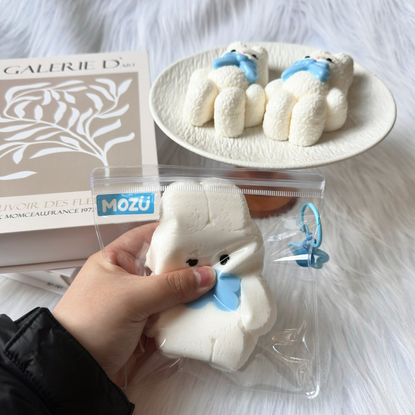 Puffy Bunny Squishy Toy