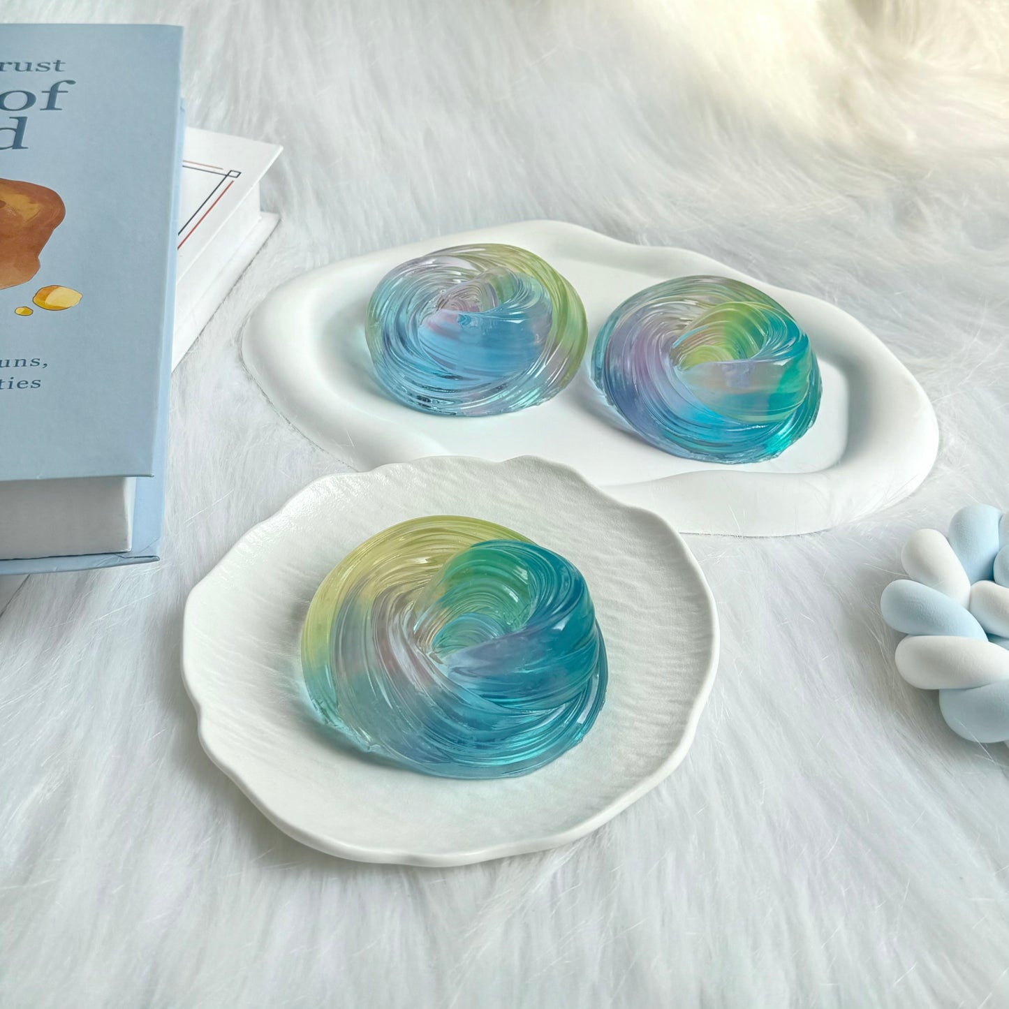Clear Crystal Slime Squishy Toy