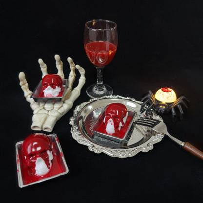 Halloween Skull Dessert Squishy Toy