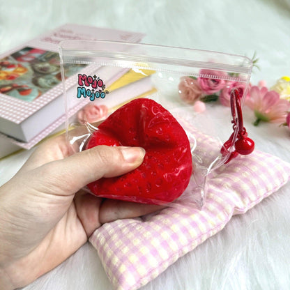 Squishy Strawberry Squeeze Toy