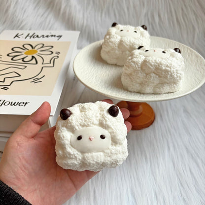 Puffy Blocky Lamb Squishy Toy