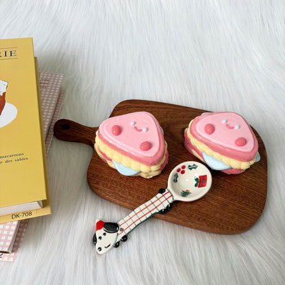Strawberry Cream Sandwich Squishy Toy