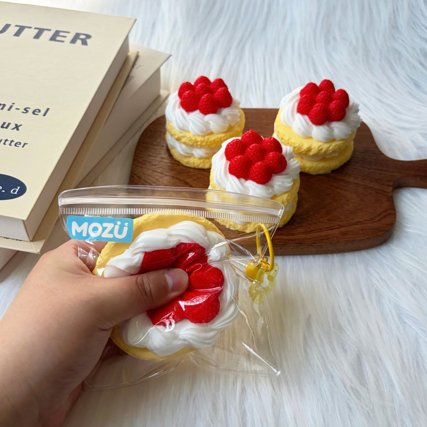 Cute Two-Layer Cake Squishy Toy