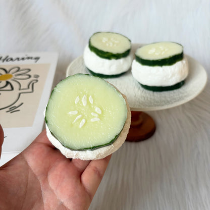 Cucumber Cream Stack Squishy Toy