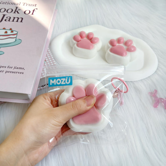 Pink Cat Paw Squishy Toy