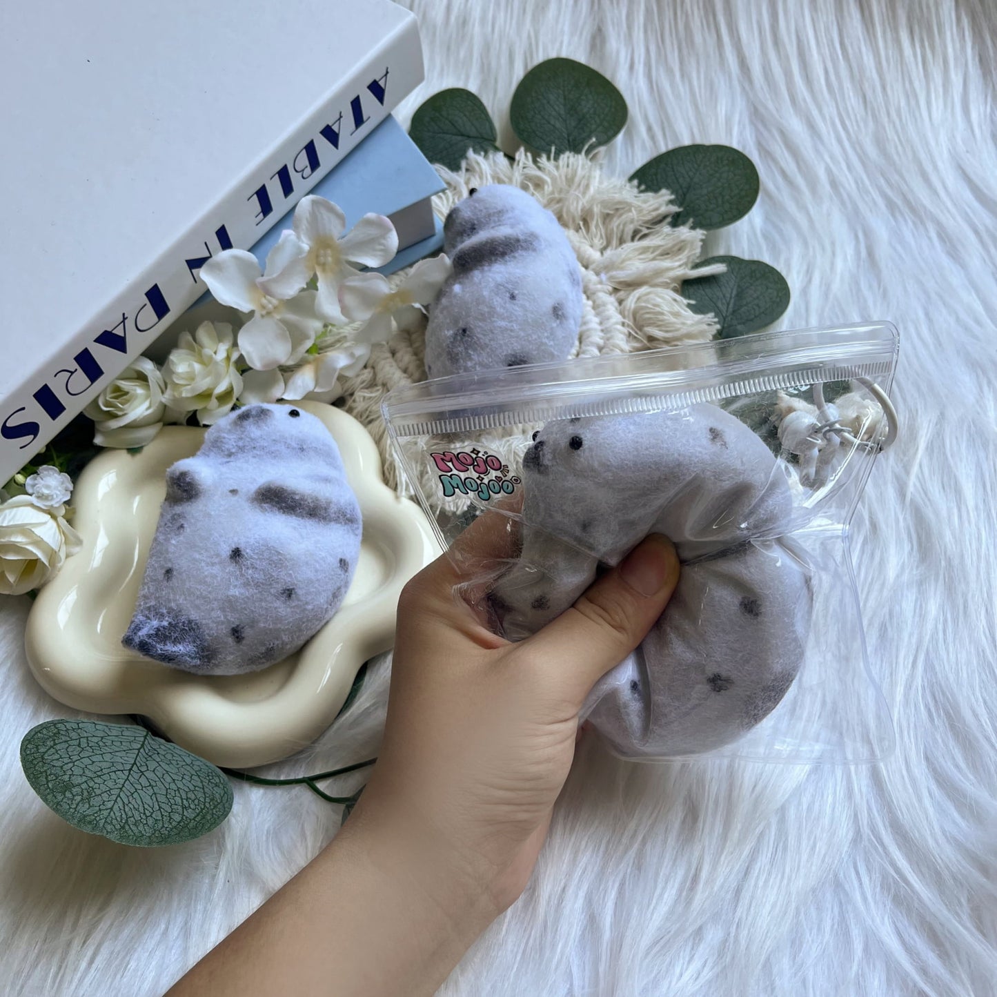 Pebble Seal Squishy Toy