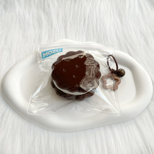 Chocolate Sandwich Cookie Squishy Toy