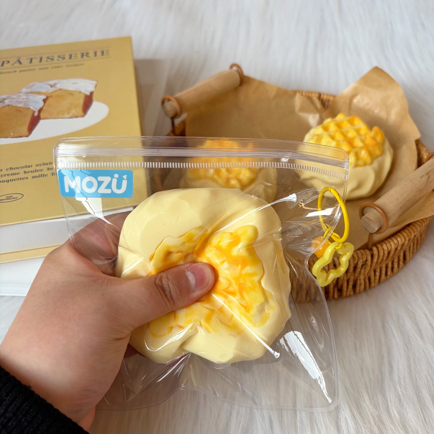 Creamy Waffle Squishy Toy