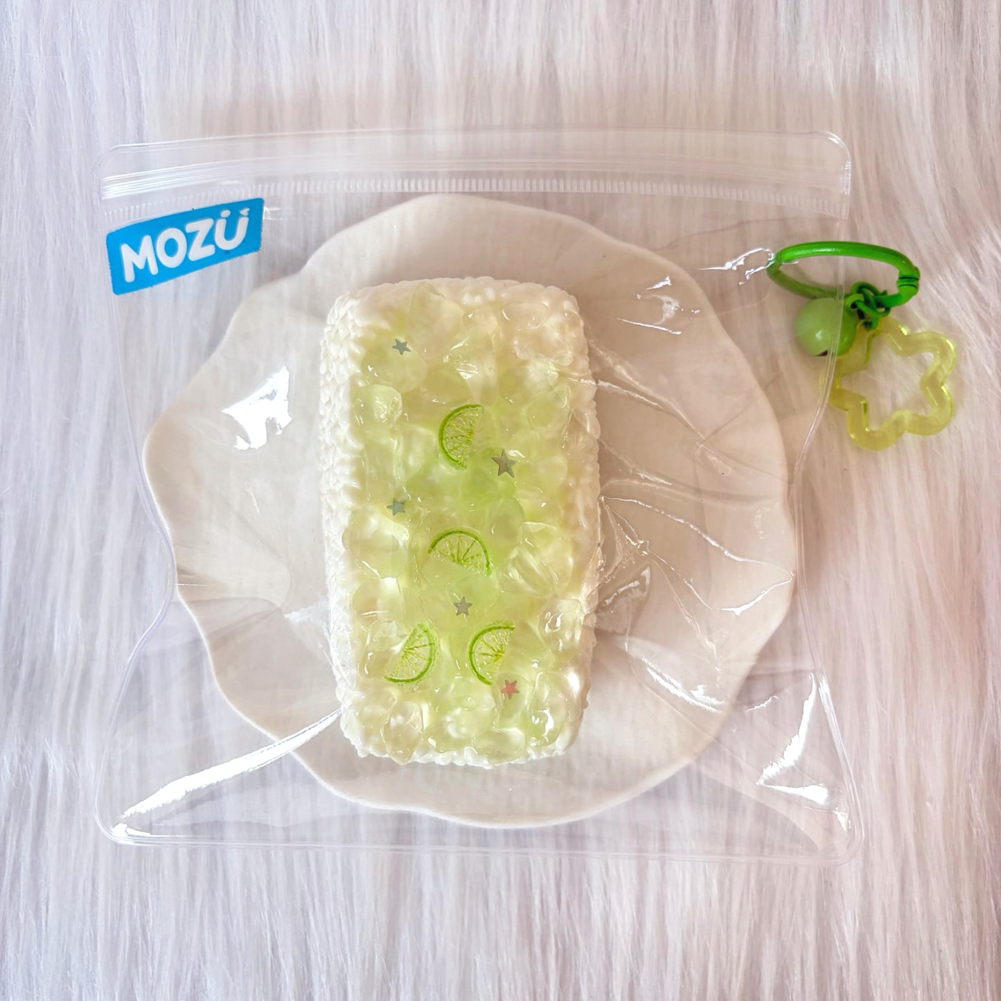 Lime Slush Block Squishy Toy