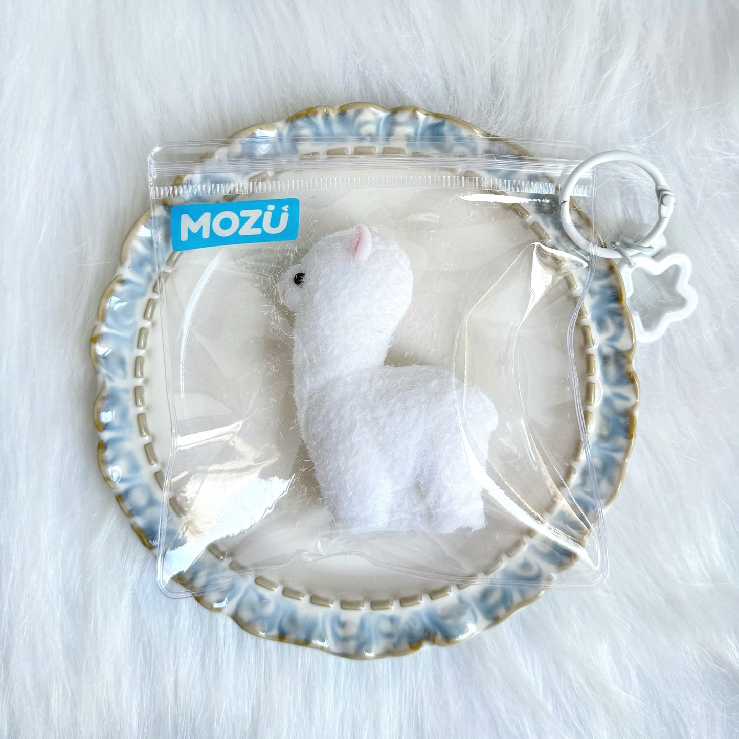 Flocked Llama Squishy Toy