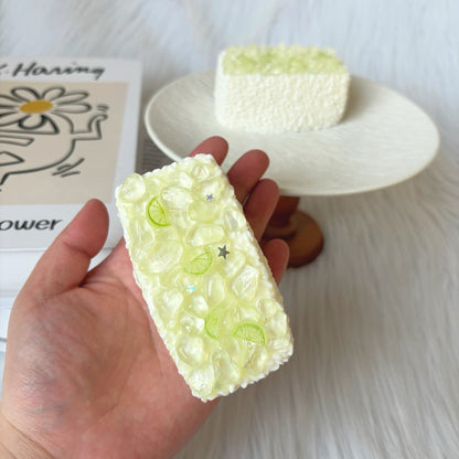 Lime Slush Block Squishy Toy