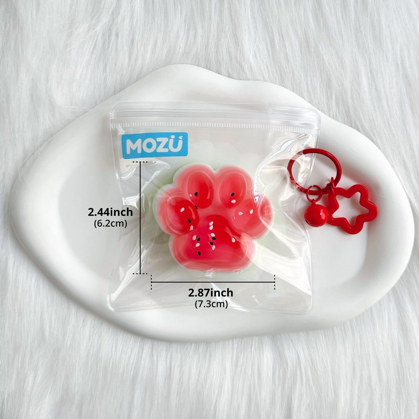 Watermelon Cat Paw Squishy