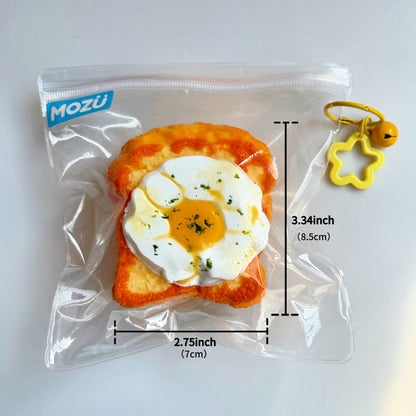 Double-Layer Cloud Egg Toast Squishy