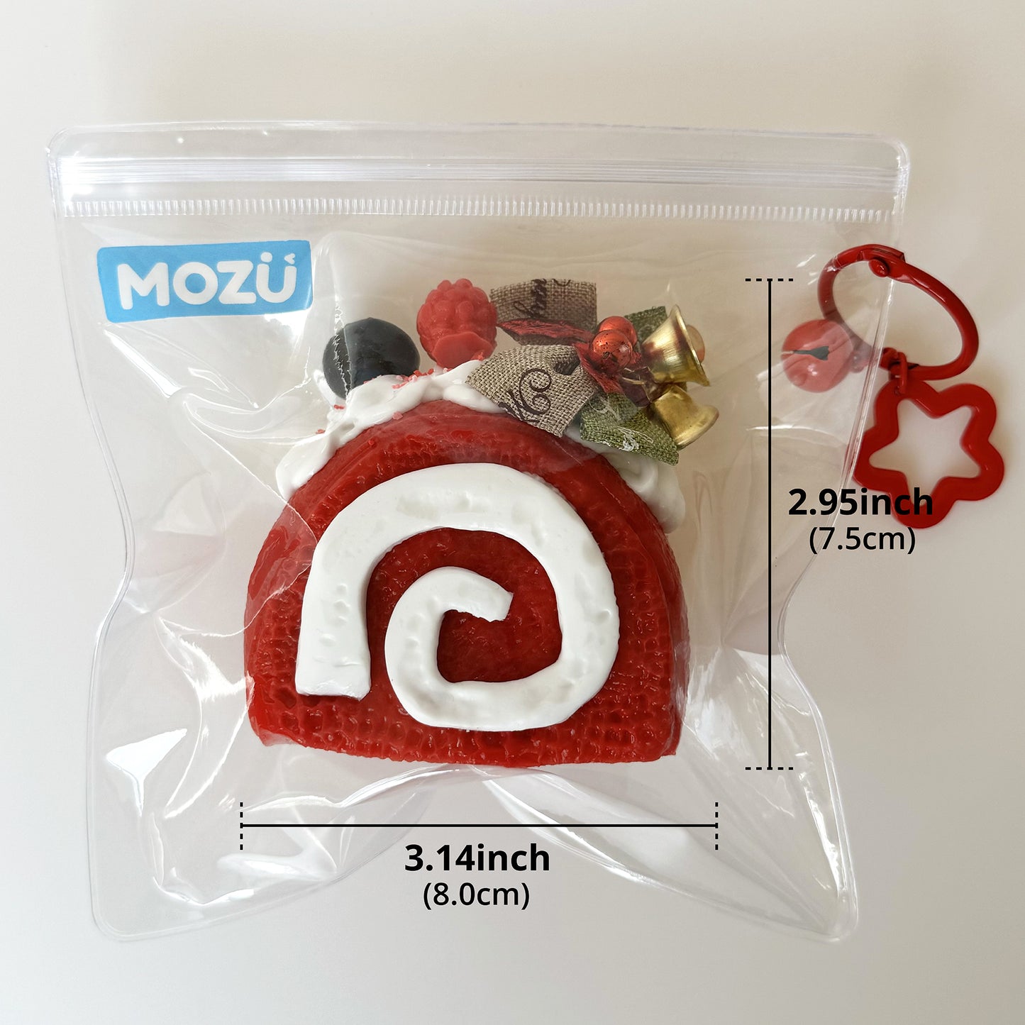 Berry Christmas Roll Squishy Toy